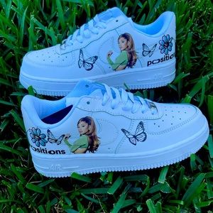 Custom Nike Air Force 1 Ariana Grande Positions